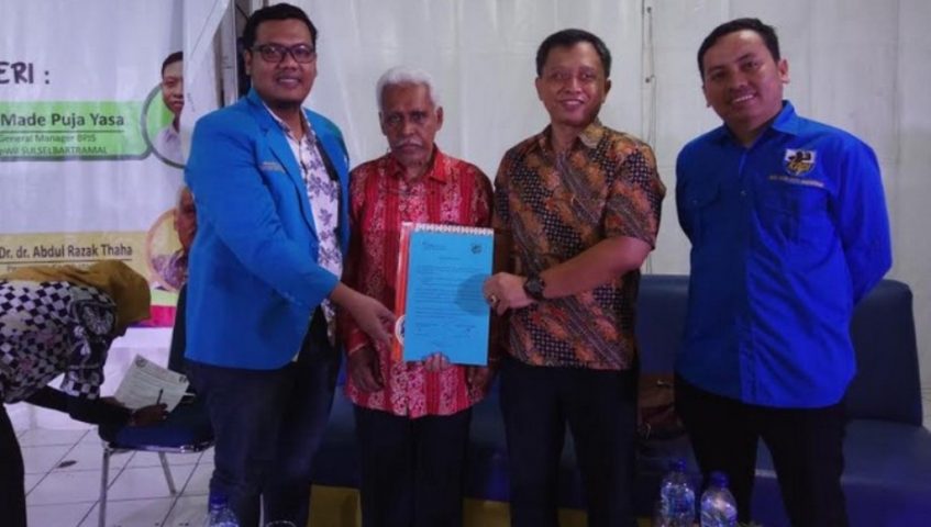 Dukung Gerakan Sulsel Sehat Gagasan Prof Atja, KNPI Makassar dan BPJS Kesehatan Tandatangani MoU