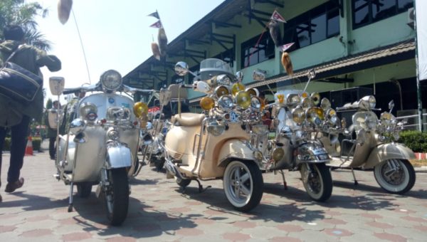 Polisi Tekankan Kendaraan Harus Spektek di Event Grebeg Vespa
