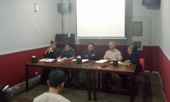 KPPSI Tolak Draft Revisi UU Penyiaran Versi Baleg DPR RI FOTO : NADHIR ATTAMIMI
