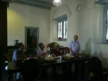 Norman Pasaribu sebagai perwakilan Diaspora Suriname memberikan sambutanhya FOTO : NADHIR ATTAMIMI