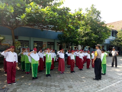 perlombaan Polisi Kecil (Polcil) yang diadakan Polresta Yogyakarta, Babinkamtibmas Polsek Umbulharjo FOTO : NADHIR