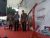 Yogyakarta Drs. Sulistiyo dengan memukul gong Gebyar UMK dan dilanjutkan talk show Sambung Rasa. FOTO : NADHIR