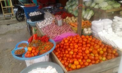 Bumbu-bumbu dapur di sejumlah pasar sebulan sebelum ramdhan masih stabil. FOTO : ODEK