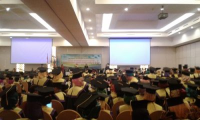 Wisuda Sarjana dan Diploma Universitas Terbuka Sultra. FOTO : ODEK