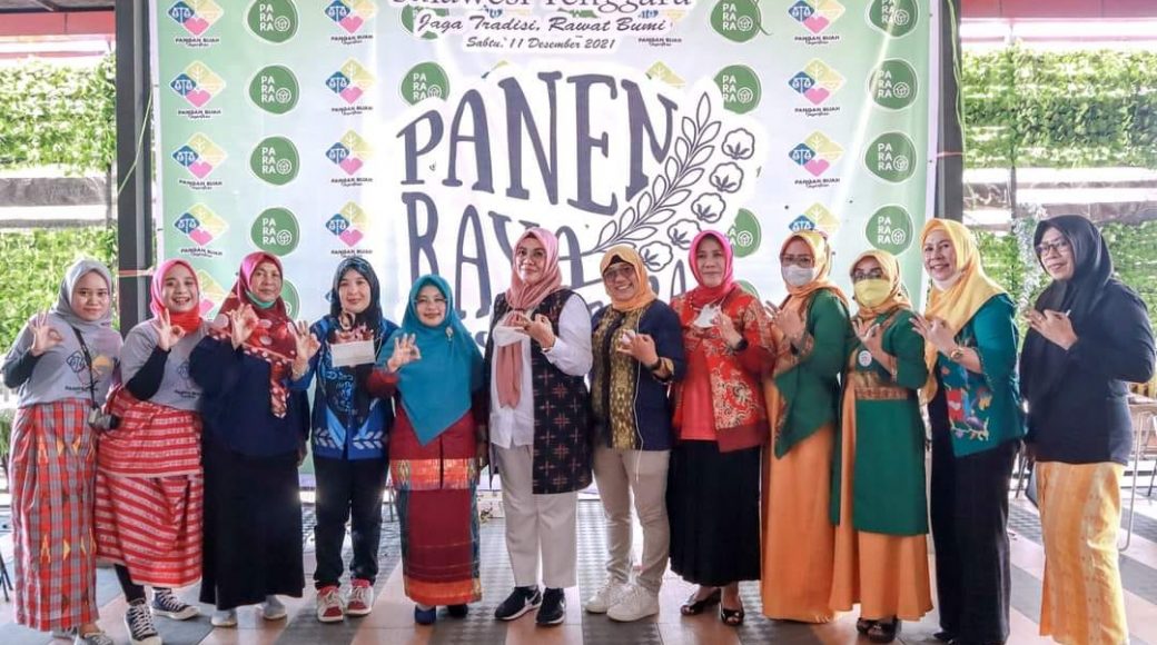 Ketua TP-PKK Kota Kendari Buka Festival Panen Raya Nusantara