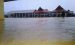 Pasar Suka Maju Desa Andoolo Utama Kecamatan Buke terendam banjir. Aktifitas perdagangan lumpuh. FOTO : BAHTIAR