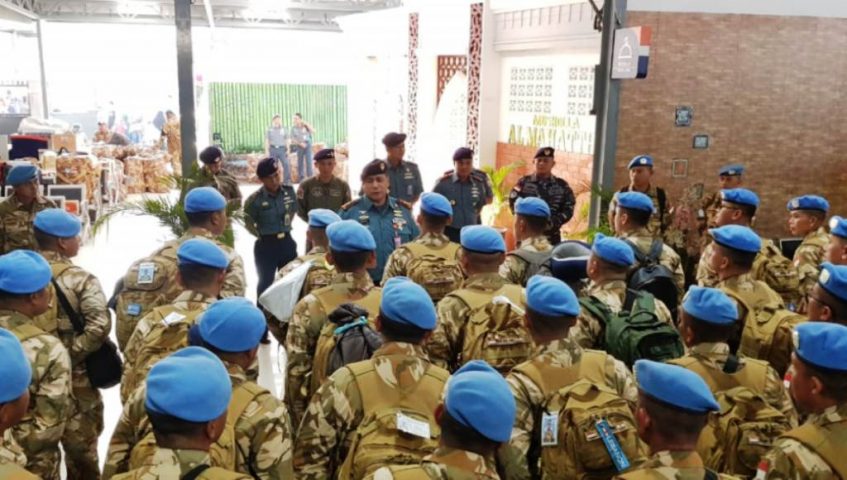 Satgas MTF Lebanon Tahun 2019 Tiba di Surabaya