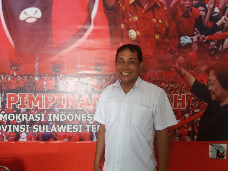 Panitia Seleksi Balon Gubernur Sultra PDIP , Hasan Basri Usman. FOTO " LM FAISAL