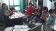 Empat tersangka pengedar obat jenis g yang di tanggap oleh anggota TNI Kodim kolaka saat diinterogasi di makodim kolaka. FOTO : ASDAR LANTORO