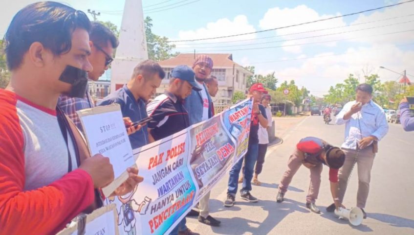 Soldaritas Wartawan Muna Minta Kapolda Usut Pelaku Intimidasi