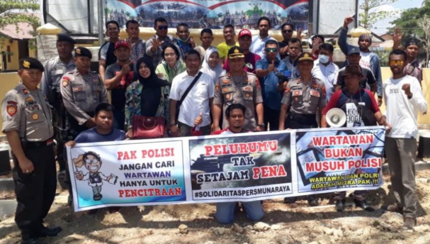 Solidaritas Wartawan Muna Minta Kapolda Usut Pelaku Intimidasi