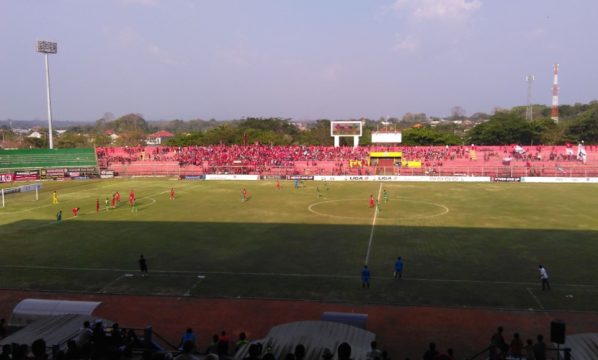Pertandingan Liga 2 Indonesia Persijap Bungkam Persip Pekalongan 2:0. FOTO : DSW