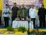Bupati Konsel H Surunuddin Dangga, ST MM didampingi Wakil Bupati DR H Arsalim Arifin, SE M. Si, Ketua DPRD Irham Kalenggo, S. Sos. M. Si, Sekda Konsel Ir Drs H Sjarif Sajang, M. Si dan Anggota DPRD Konsel Samsu, SP. M. Si saat menghadiri acara pengukuhan pengurus PGRI se Kab. Konsel. FOTO : MAHIDIN