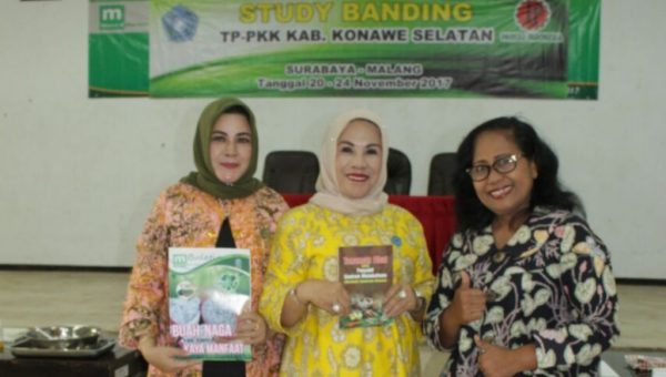 Study Banding ke Kota Malang, TP PKK Konsel Belajar Cara Pengolaan TOGA