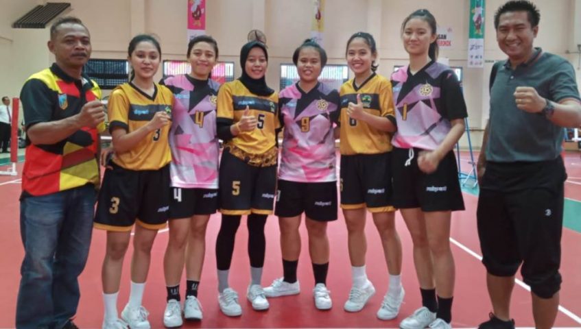 Pesepaktakraw Putri Asal Jepara Bawa Jateng Raih Emas di Pompnas 2019