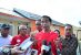 Presiden RI Joko Widodo saat diwawancara sejumalh wartawan dalam kunjungan kerjanyanya di pekan baru Riau. FOTO : BEY MACHMUDIN