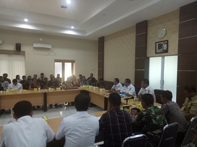 PT KAI saat menggelar rapat bersama dalam rangka membahas revitalisasi jalur KA di Yogyakarta. FOTO : NADHIR
