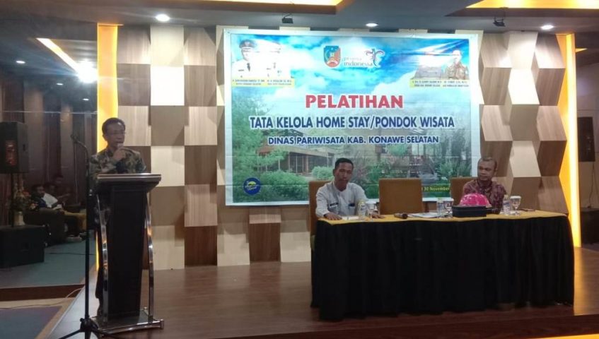 Dispar Konsel Gelar Pelatihan Home Stay, Wabup: Ini Peningkatan Potensi Wisata Daerah
