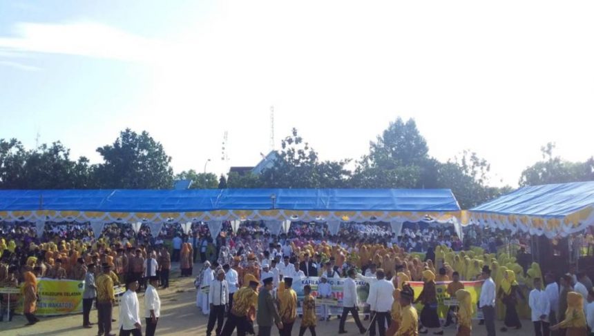 Pawai Ta’aruf Akbar Sambut MTQH Ke-X dan Festival Lasqi ke-III di Wakatobi﻿