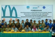 Antam-BLK Gelar Pelatihan Berbasis Kompetensi Kejuruan Las