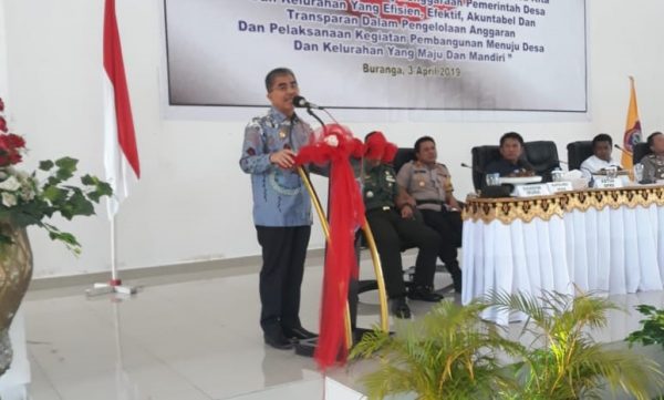 Pemkab Butur Gelar Raker Bersama Camat, lurah, Kades dan Aparat Penegak Hukum