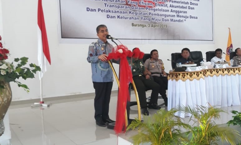 Pemkab Butur Gelar Raker Bersama Camat, lurah, Kades dan Aparat Penegak Hukum