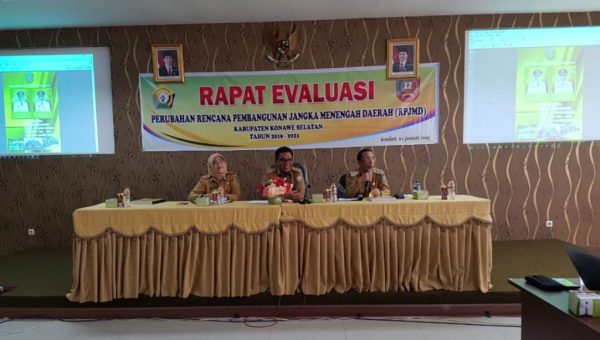 Pemkab Konsel Bahas Perubahan RPJMD Bersama Bappeda Sultra Sinergikan Program Kerja﻿