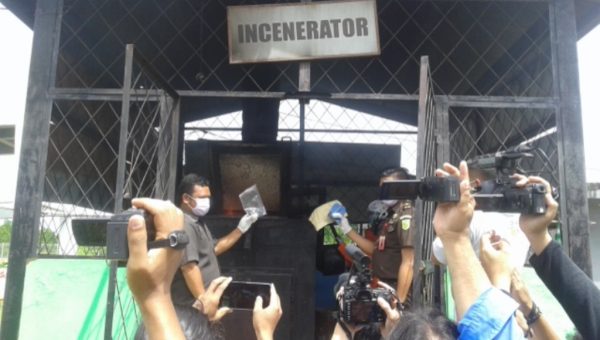 BNNP Sultra Musnahkan Barang Bukti Shabu Seberat 94,47 Gram