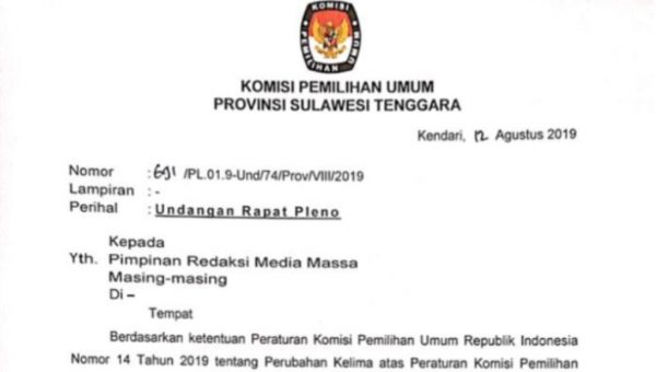 Besok, Calon Anggota DPRD Sultra Terpilih Ditetapkan