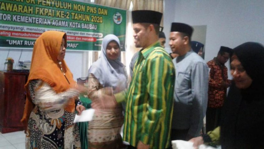 Kemenag Baubau Sosialisasi Penyuluhan Agama