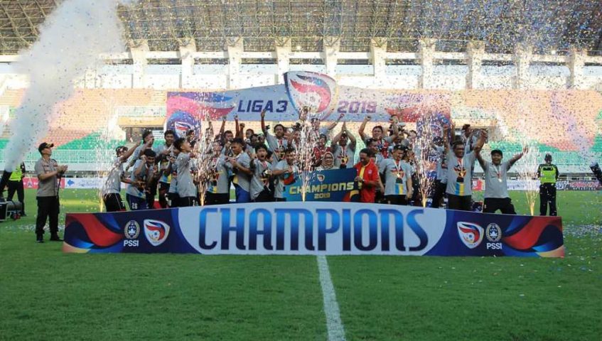 Tundukan PSKC Cimahi 3-1, Persijap Juara Liga 3