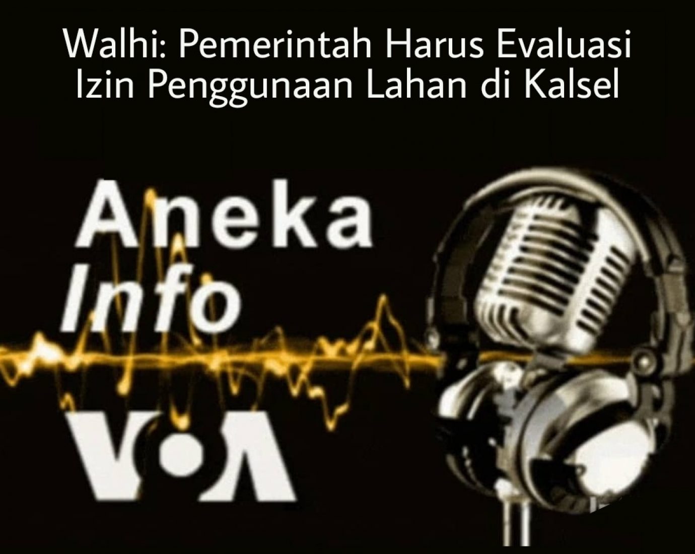Walhi: Pemerintah Harus Evaluasi Izin Penggunaan Lahan di Kalsel
