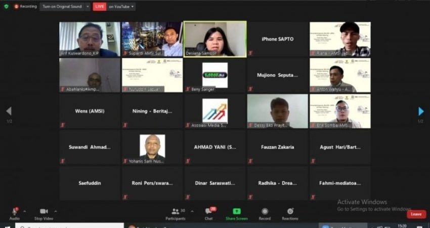 KIP dan AMSI Tandatangani Mou Peran Media Siber