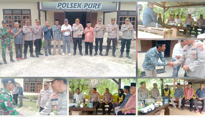 Jumat Curhat di Pure, Kapolres Muna Ajak Masyarakat Jaga Kamtibmas