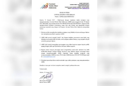 Penipuan Catut Nama AMSI, Perorangan dan Media Diminta Berhati-Hati