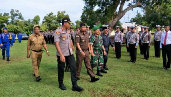 Polres Wakatobi Gelar Apel Pasukan Jelang Pemilu 2019﻿