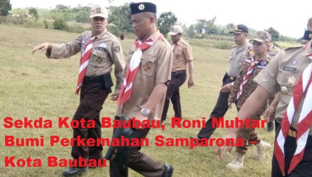1200 Pramuka Baubau Kemah Akbar Jelang HUT Pramuka ke-57