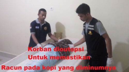 Seorang Warga Bombana Tewas Setelah Meneguk Kopi Beracun