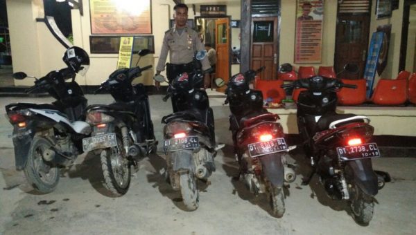 Tanpa Dokumen, Enam Unit Motor Diamankan Polisi