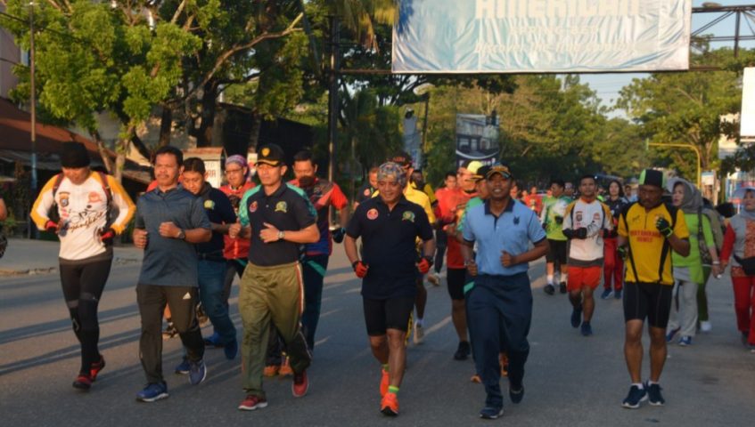 Peringati HUT TNI AD, Korem 143/HO Gelar Lomba Lari