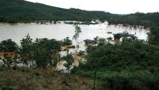 22 Rumah Desa Polora Indah Konut Terendam Banjir