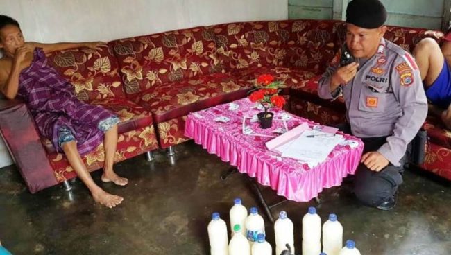 Produksi Miras Tradisional Polisi Tangkap IRT