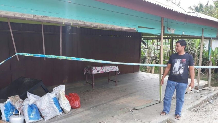 BNN RI Ganti Rugi Rumah Yang Diseruduk Mobil Pembawa 30 Kg Sabu