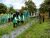 Seluruh Siswa SMK di bekali pelatihan oleh Serda Subkhan mulai pengolahan tanah yang baik dan benar. FOTO : ROBY SINAGA