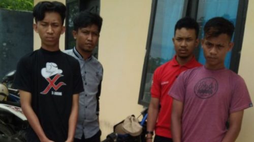 Polres Muna Bekuk Tiga Pelaku Curanmor Specialis Pekarangan Rumah