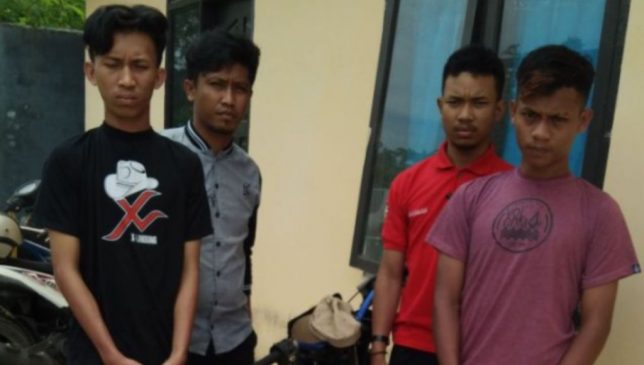 Polres Muna Bekuk Tiga Pelaku Curanmor Specialis Pekarangan Rumah