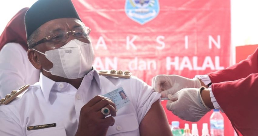 Vaksinasi di Buteng, Bupati Jadi Orang Pertama