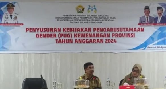 Rakor DP3APPKB Sultra Penyusunan Kebijakan PUG
