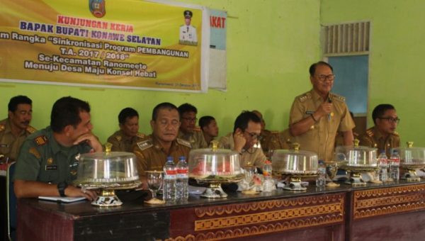 Sinkronisasi Program Pembangunan, Untuk Desa Maju Konsel Hebat