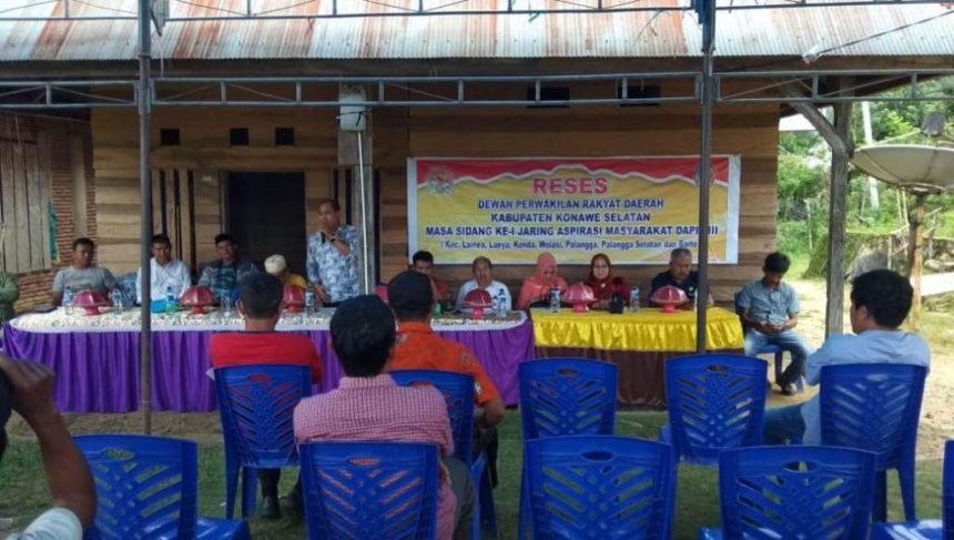 Reses DPRD Konsel, 15 Desa 2 Kelurahan di Laeya Minta Penerangan Jalan